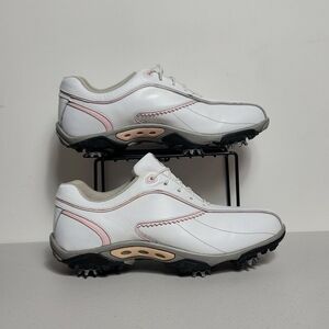 FootJoy Summer Series #98628 White and Pink Golf Shoes Size US 8M Women's FJ